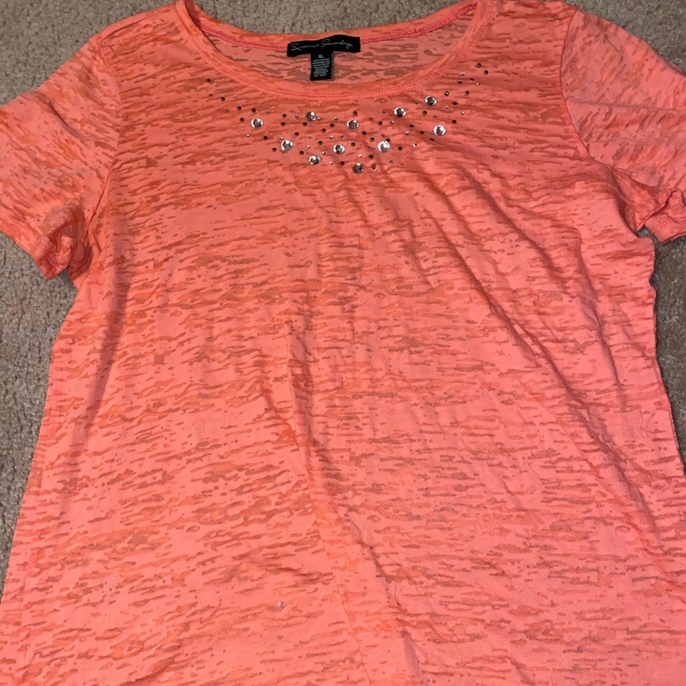 French Laundry Cora Gem Stone Shirt XL
